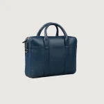 The Captain Midnight Blue Leather Briefcase - Image 4