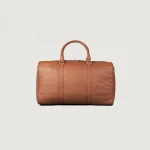 The Darrio Brown Leather Duffle Bag - Image 2