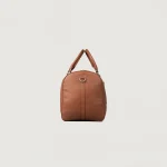 The Darrio Brown Leather Duffle Bag - Image 9