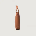 The Poet Brown Leather Tote Bag - Image 4