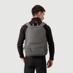 The Philos Grey Leather Backpack - Image 7