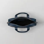 The Captain Midnight Blue Leather Briefcase - Image 8