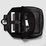 The Philos Black Leather Backpack - Image 7