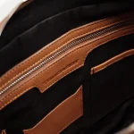 The Captain Brown Leather Briefcase - Image 6