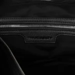 The Darrio Black Leather Duffle Bag - Image 7