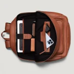 The Philos Brown Leather Backpack - Image 5