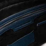 The Captain Midnight Blue Leather Briefcase - Image 7