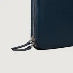The Eclectic Midnight Blue Leather Folio Organizer - Image 2