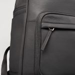 The Philos Grey Leather Backpack - Image 9