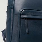 The Philos Midnight Blue Leather Backpack - Image 5