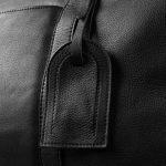 The Darrio Black Leather Duffle Bag - Image 3