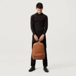 The Philos Brown Leather Backpack - Image 7