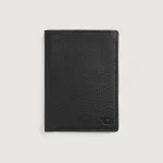 Bernardi Black Leather Travel Wallet