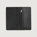 Cameron Black Leather Long Wallet - Image 3