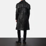 Deux Black Leather Duster - Image 3