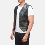 Auden Black Leather Vest - Image 2