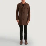 Half Life Brown Leather Coat - Image 3