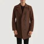 Half Life Brown Leather Coat - Image 4