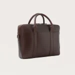 The Captain Vintage Brown Leather Briefcase - Image 2