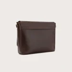 The Carismatico Vintage Brown Leather Messenger Bag - Image 5