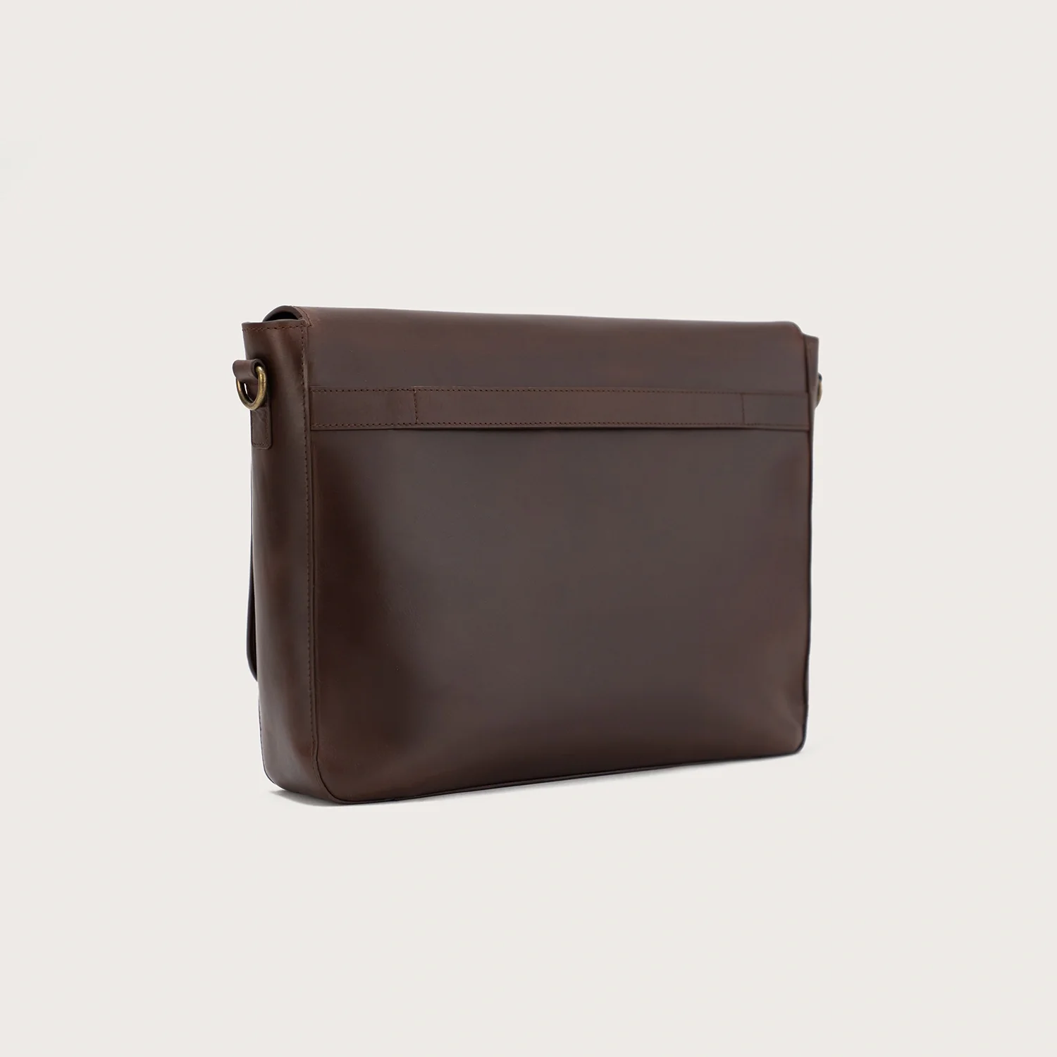 The Carismatico Vintage Brown Leather Messenger Bag - Image 5