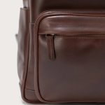 The Philos Vintage Brown Leather Backpack - Image 9