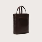 The Poet Vintage Brown Leather Tote Bag - Image 6