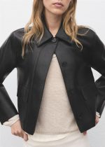 Sabina Lambskin Leather Jacket - Image 2
