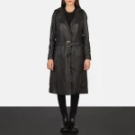 Fixon Hooded Brown Trench Coat - Image 5