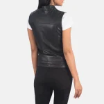 Rayne Moto Black Leather Vest - Image 4