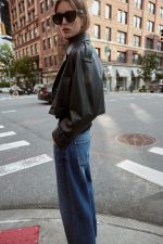Short Trench Leather Coat - Image 3