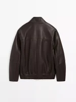 Nappa Leather Jacket With Pockets - Image 4