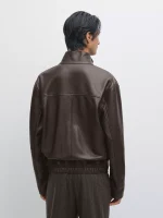 Nappa Leather Jacket With Pockets - Image 3