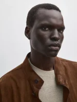 Suede Leather Jacket - Image 4