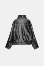 Leather Biker Jacket - Image 5
