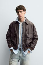 Leather Pocket Jacket