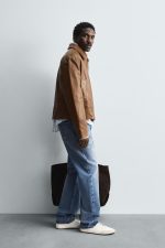 Vintage Leather Biker Jacket - Image 6