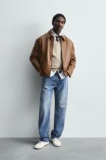 Vintage Leather Biker Jacket - Image 3