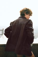 Washed Effect Leather Jacket - Image 5