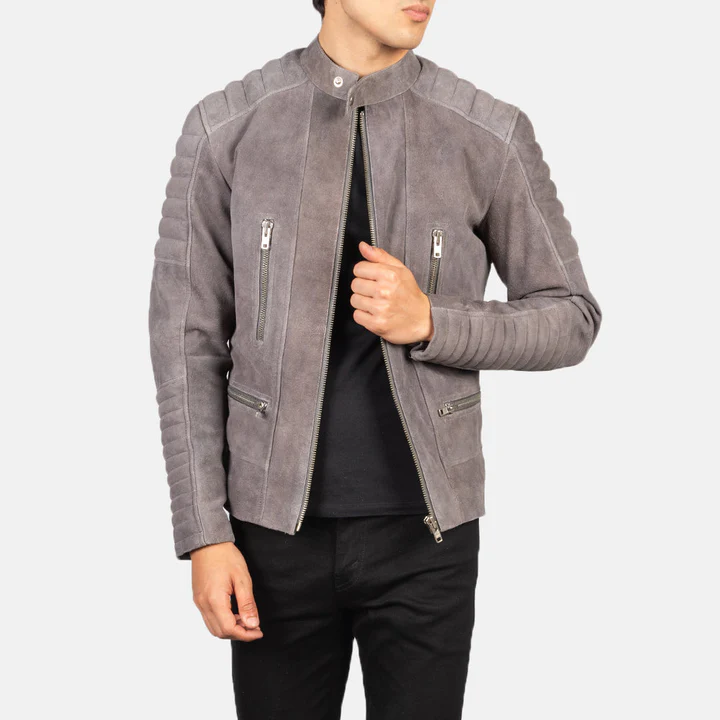 Suede Leather Jacket - Image 1
