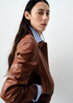 Brown Bomber Jacket - Image 2