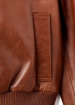 Brown Bomber Jacket - Image 7