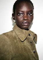 Suede Leather Jacket With Buttons - Image 4