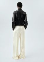 Bomber Leather jacket Black - Image 5