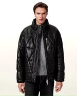 Tooma Leather Puffer Jacket - Image 4