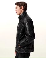 Tooma Leather Puffer Jacket - Image 8