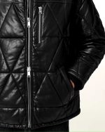 Tooma Leather Puffer Jacket - Image 7