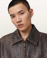 Marco Oversized Leather Bomber Jacket - Image 5