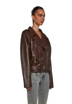 Joana Leather Biker Jacket - Image 5