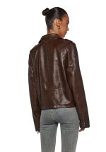 Joana Leather Biker Jacket - Image 6